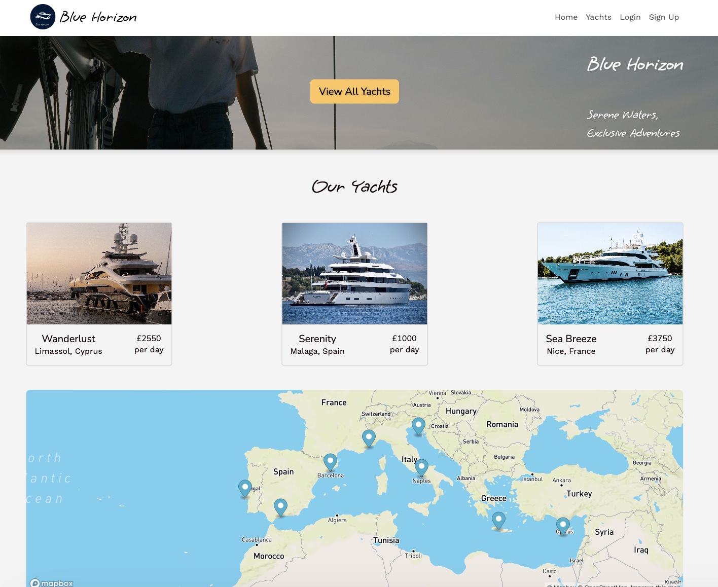 blue horizon website picture