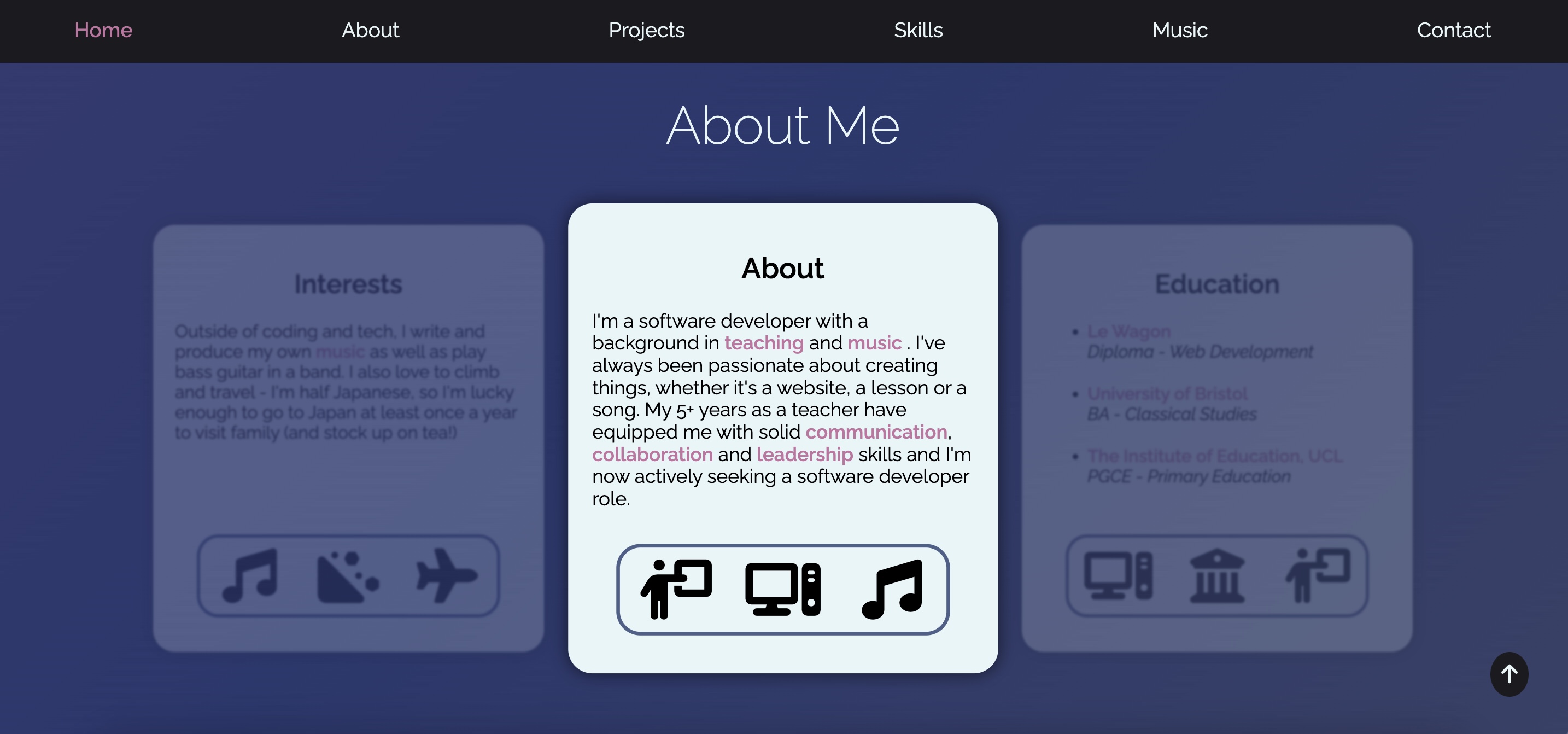 portfolio website picture